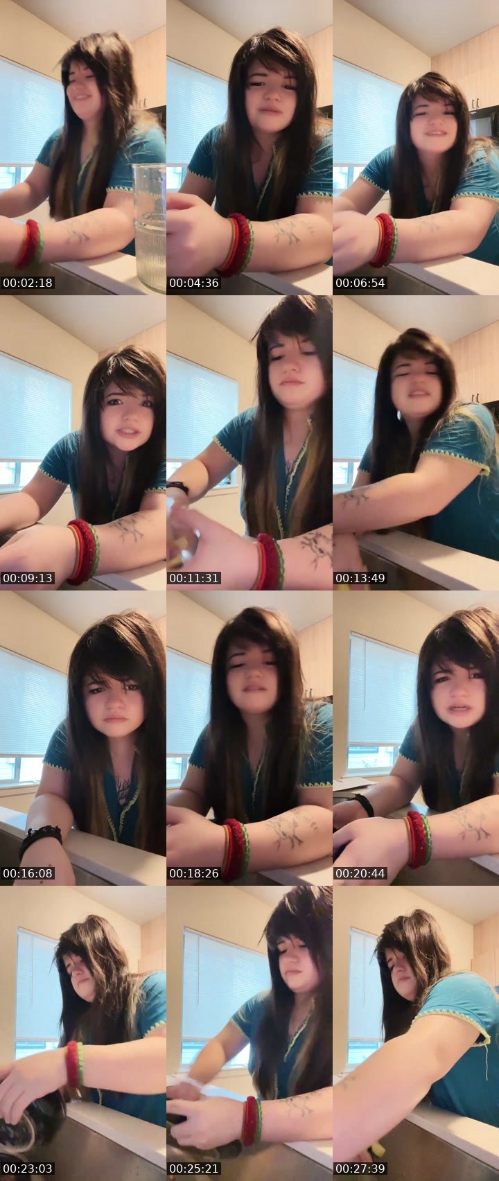 Contact-sheet preview of GuacShark's Liveme recording
