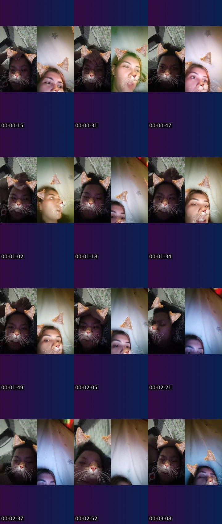 Contact-sheet preview of 🌶️JACKIE🫅🦢's Liveme recording