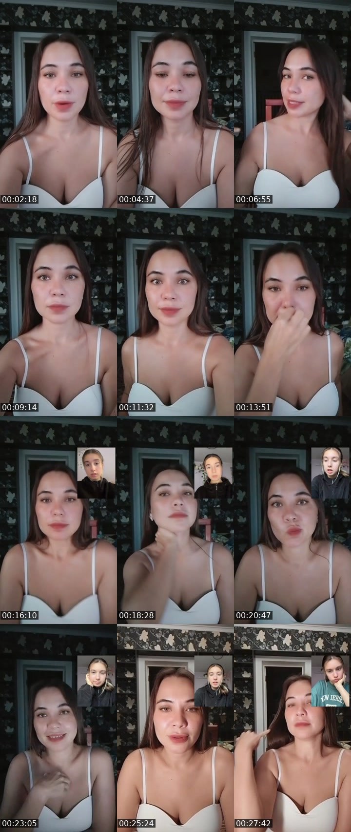 Contact-sheet preview of Liana love's Liveme recording