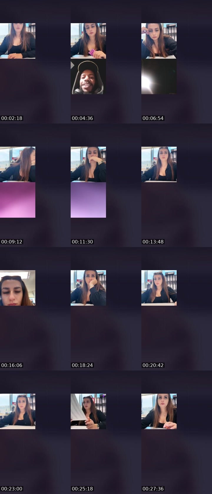 Contact-sheet preview of Ž⃤Ť⃤ •Isadora♡ PT's Liveme recording