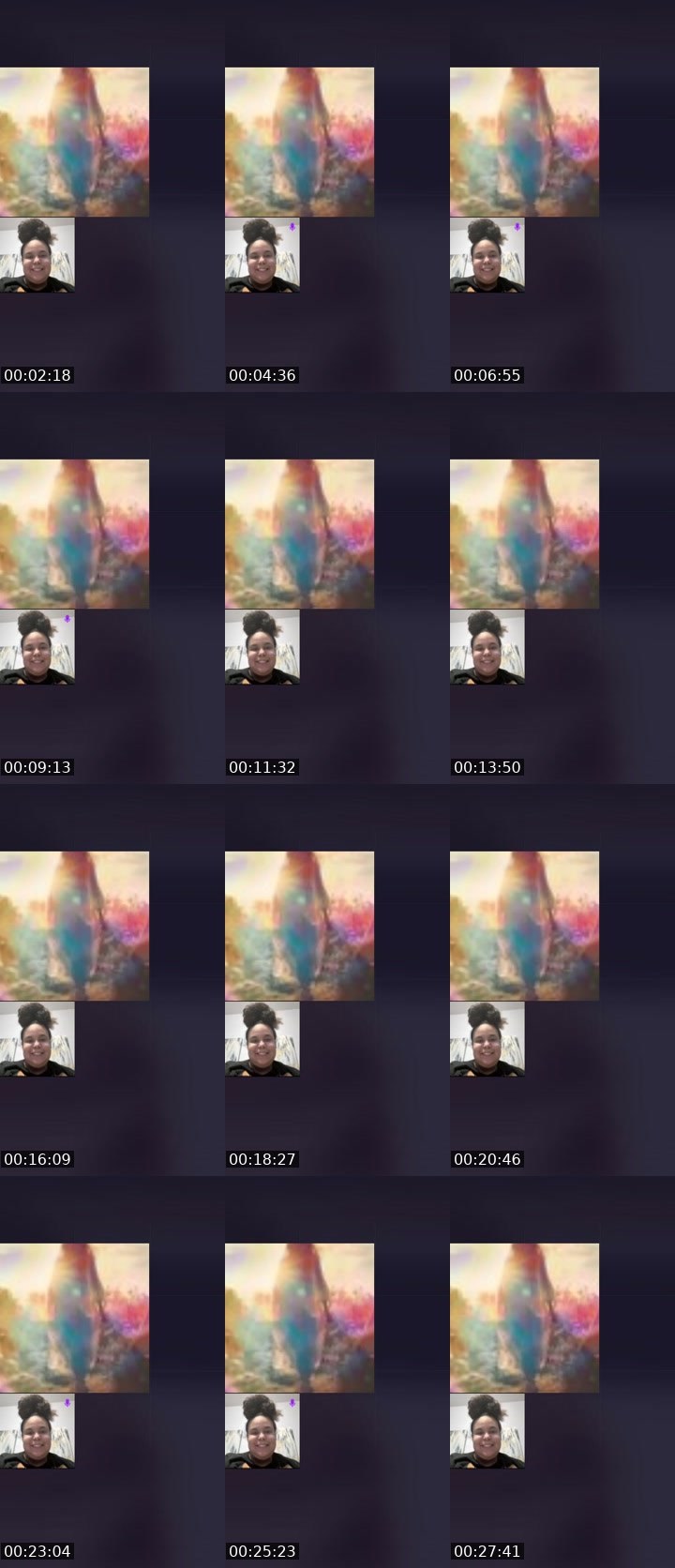 Contact-sheet preview of *Jᵉˢˢ𖹭's Liveme recording