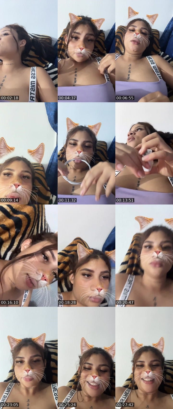 Contact-sheet preview of 🌐lizeth🎀 🌐's Liveme recording
