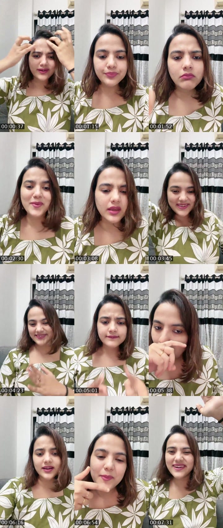 Contact-sheet preview of Precious💎's Liveme recording