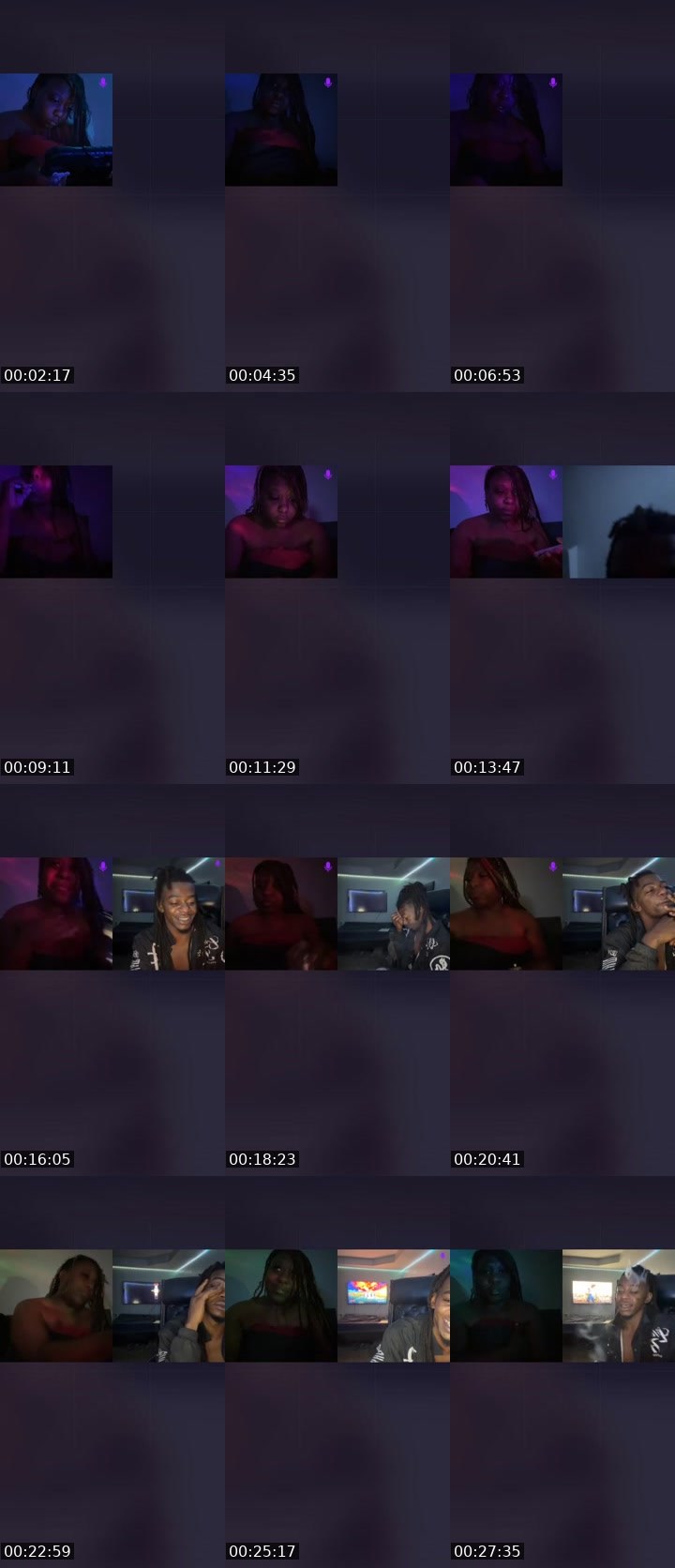 Contact-sheet preview of 🎒⃤ ThickÿÿyKęęę….🧸's Liveme recording