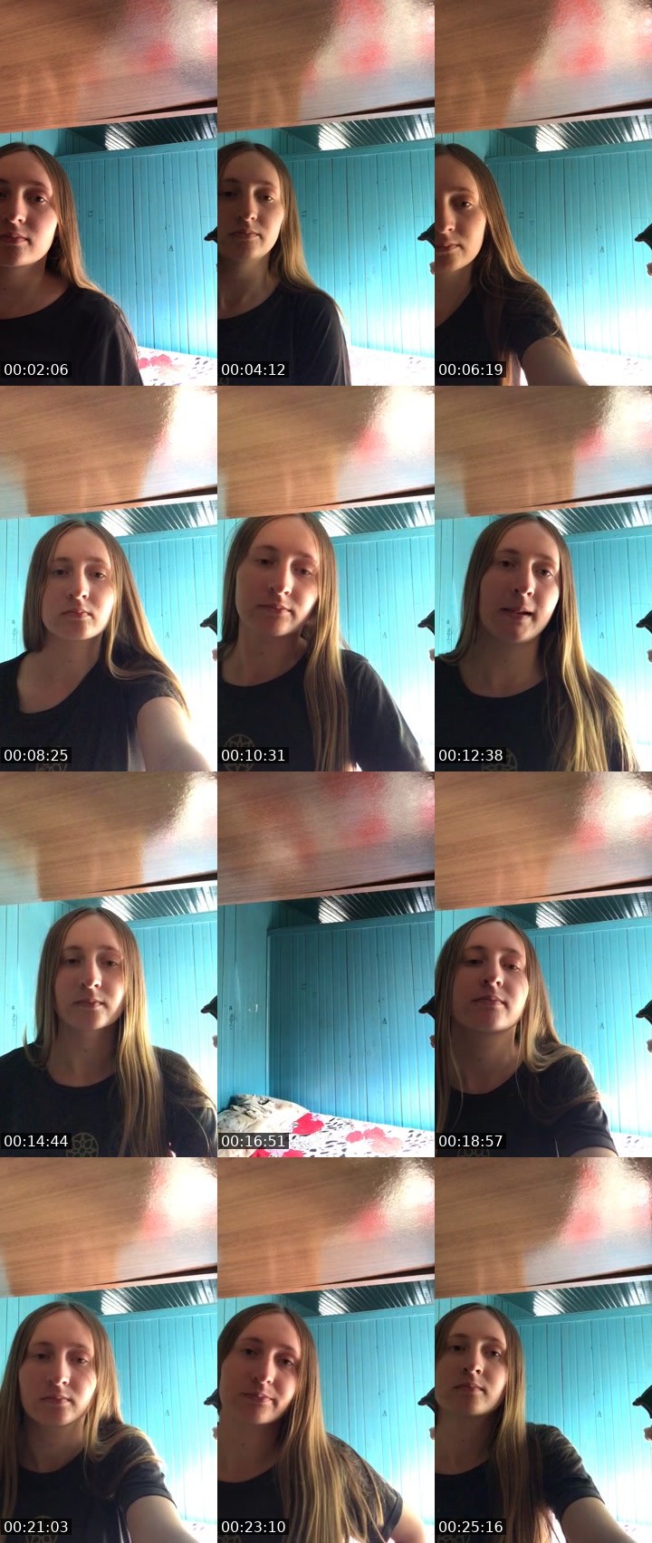 Contact-sheet preview of Marina Novakoski's Liveme recording