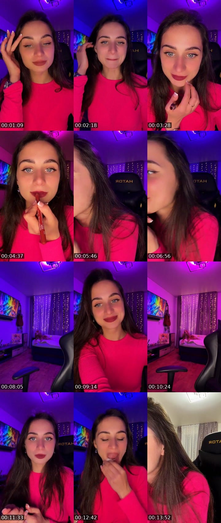 Contact-sheet preview of 𝑬𝓂𝓂𝒾𝒯𝓇𝒶𝒾𝓁🐾's Liveme recording