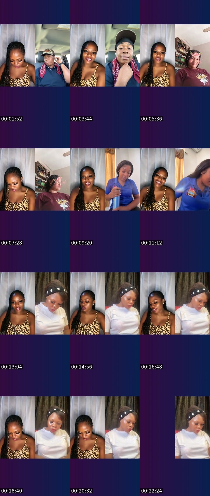 Contact-sheet preview of 🏛️Promz🍀🔆's Liveme recording