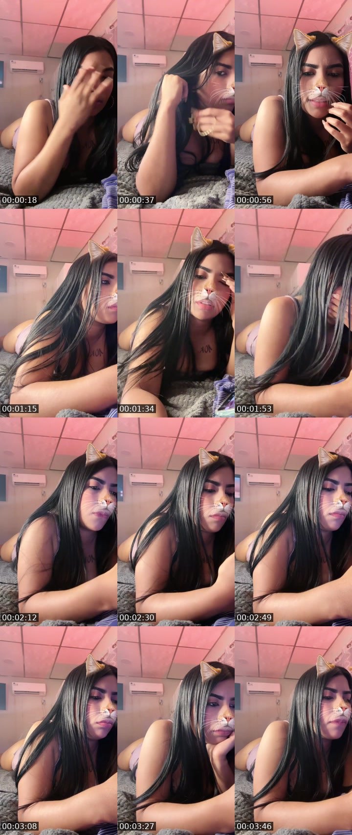 Contact-sheet preview of ☁️Ms. April🔮's Liveme recording