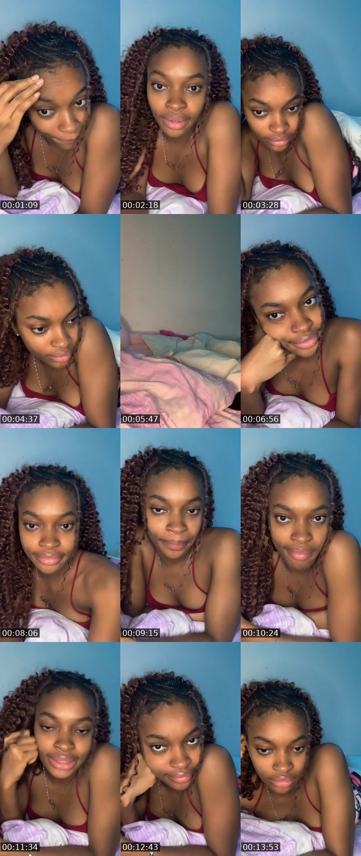 Contact-sheet preview of Creamy💗🦍's Liveme recording