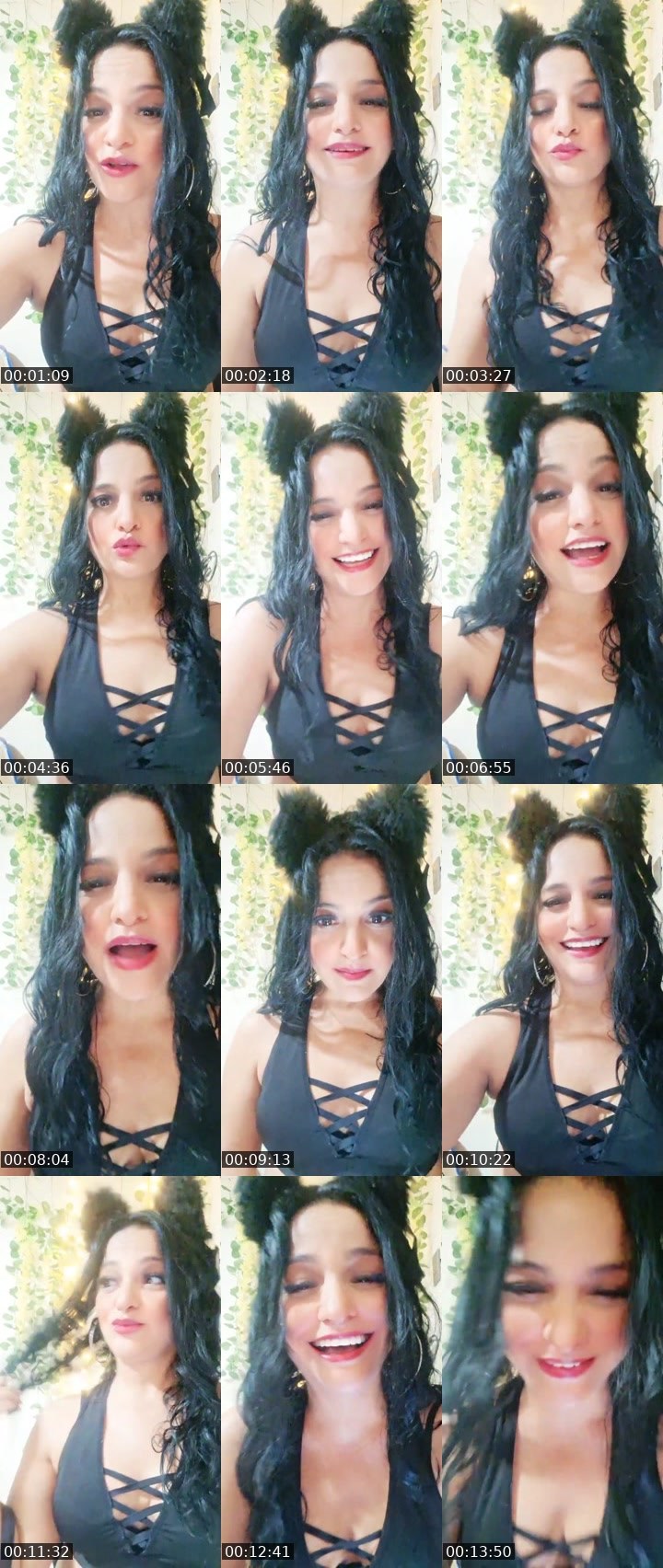 Contact-sheet preview of NiNa🍸's Liveme recording