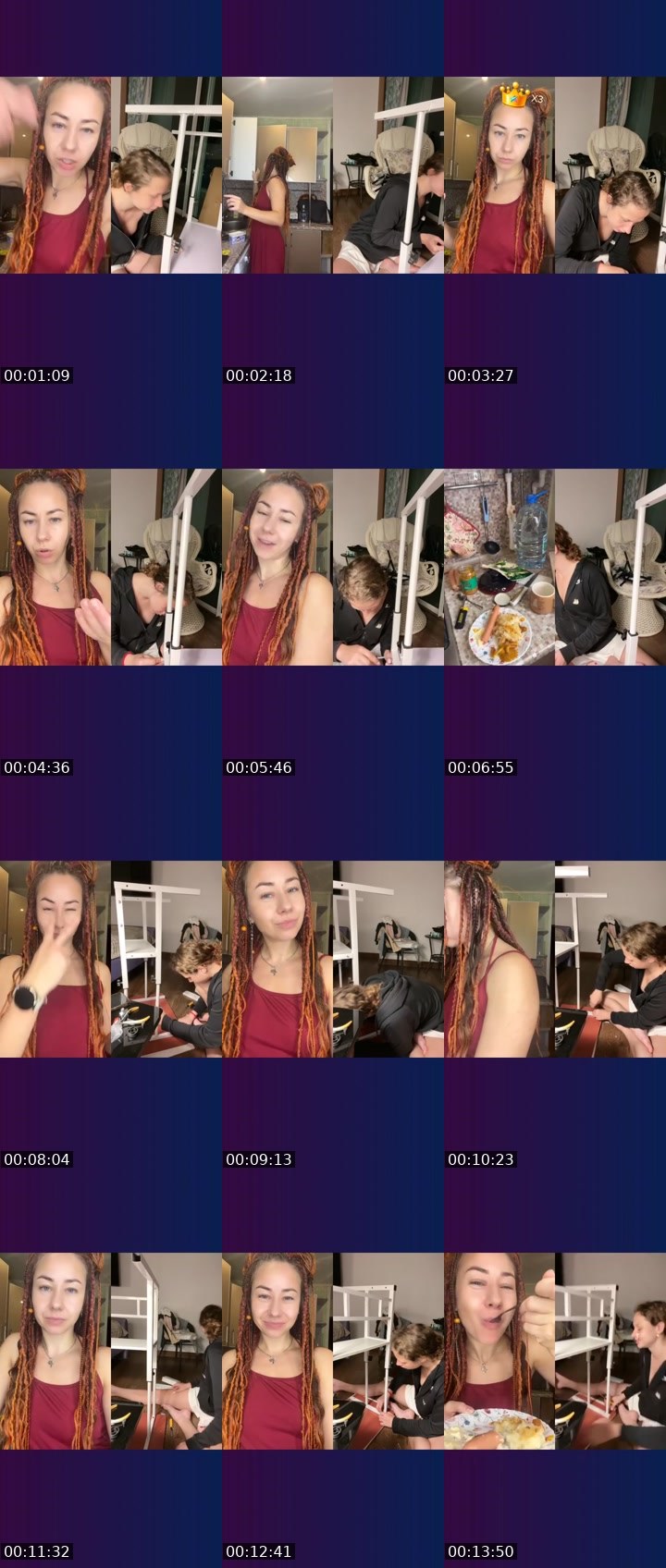Contact-sheet preview of MU$E💎℄'s Liveme recording