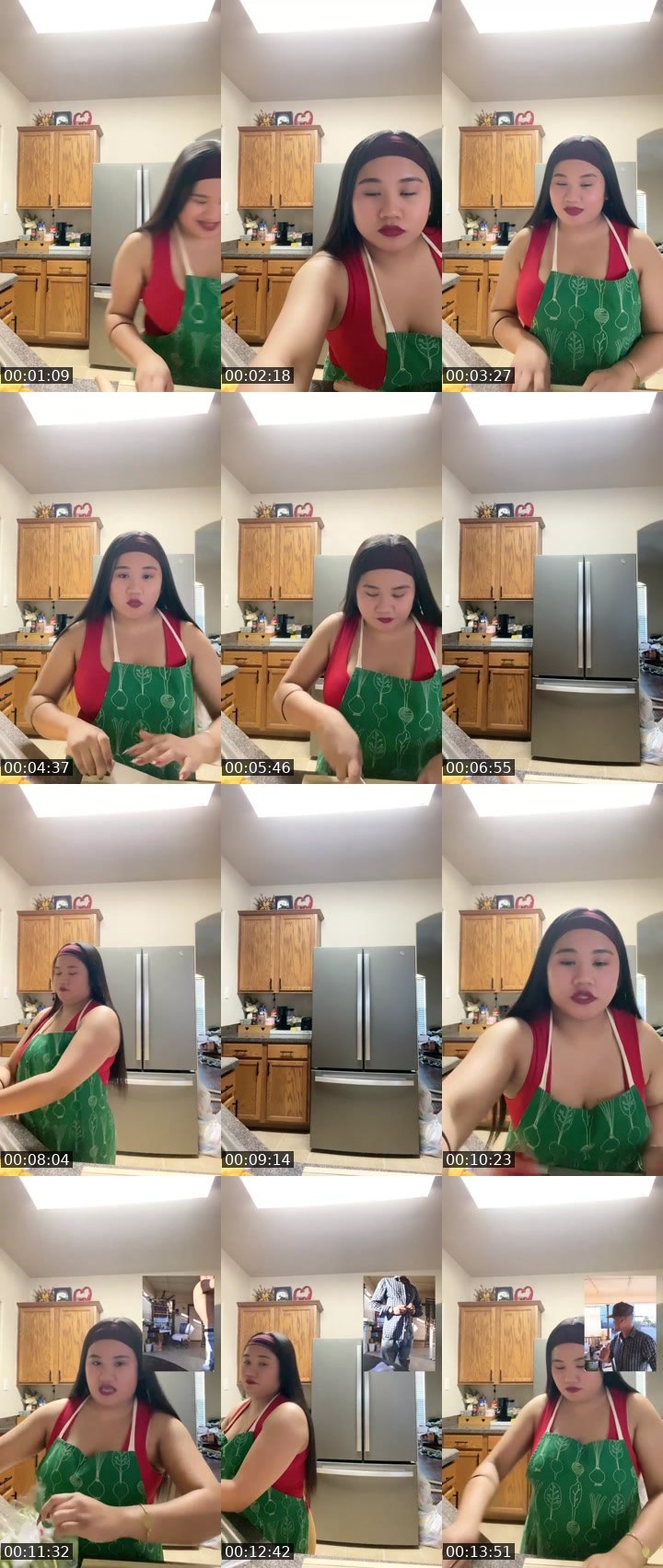 Contact-sheet preview of ⚜️𝑪𝒉𝒂𝒏𝒆𝒍🍒's Liveme recording