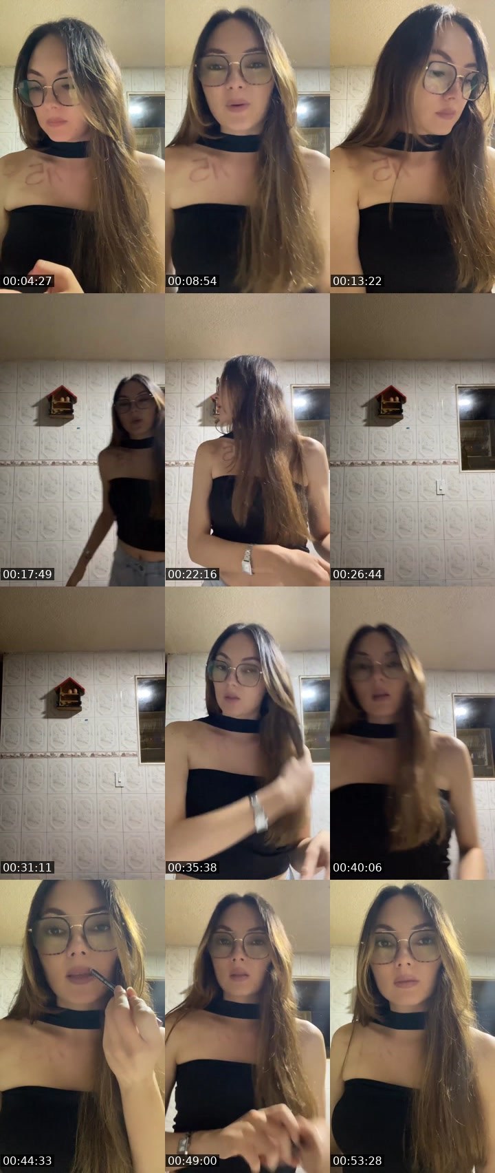 Contact-sheet preview of Annis🌸🐟's Liveme recording
