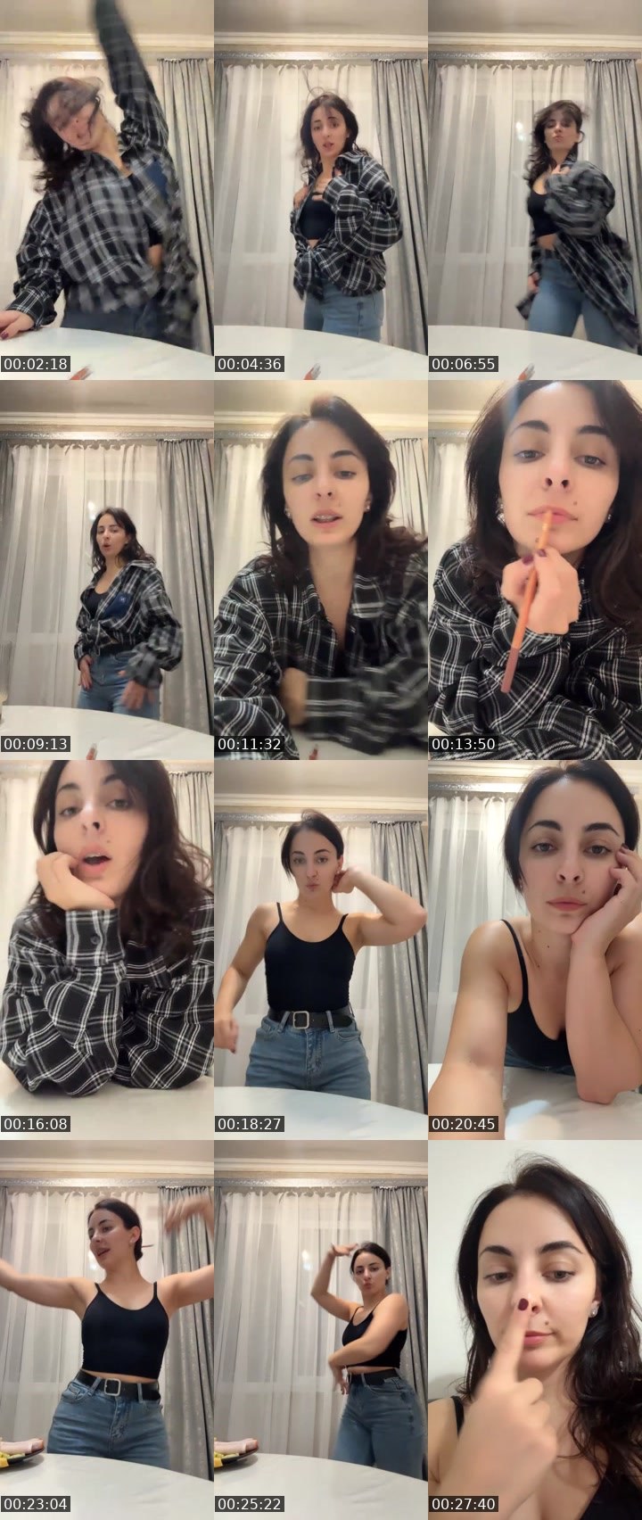Contact-sheet preview of Zaika🌺 13k 🙈's Liveme recording
