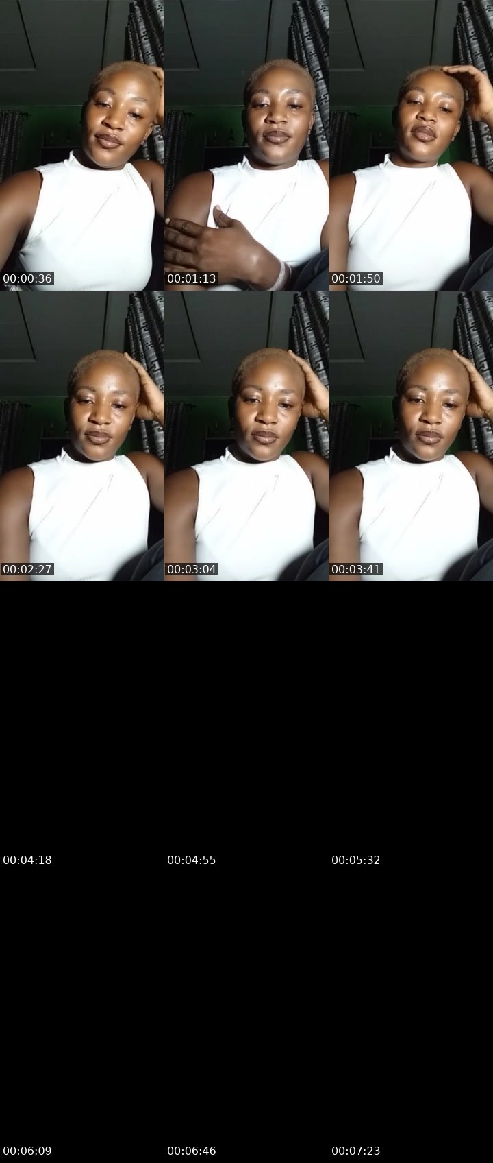 Contact-sheet preview of ✨Sweet pea✨'s Liveme recording