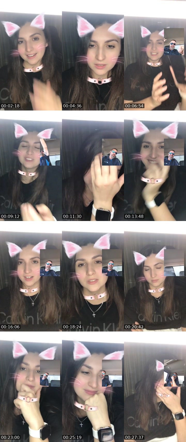 Contact-sheet preview of ✨ 𝑻𝜪𝑹𝑰 💙💛's Liveme recording