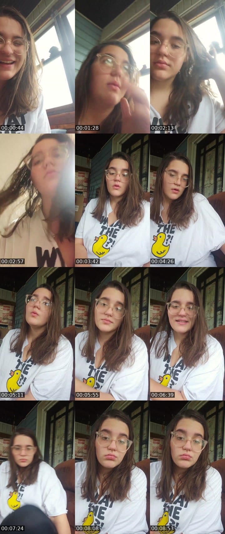 Contact-sheet preview of Shannon💕's Liveme recording