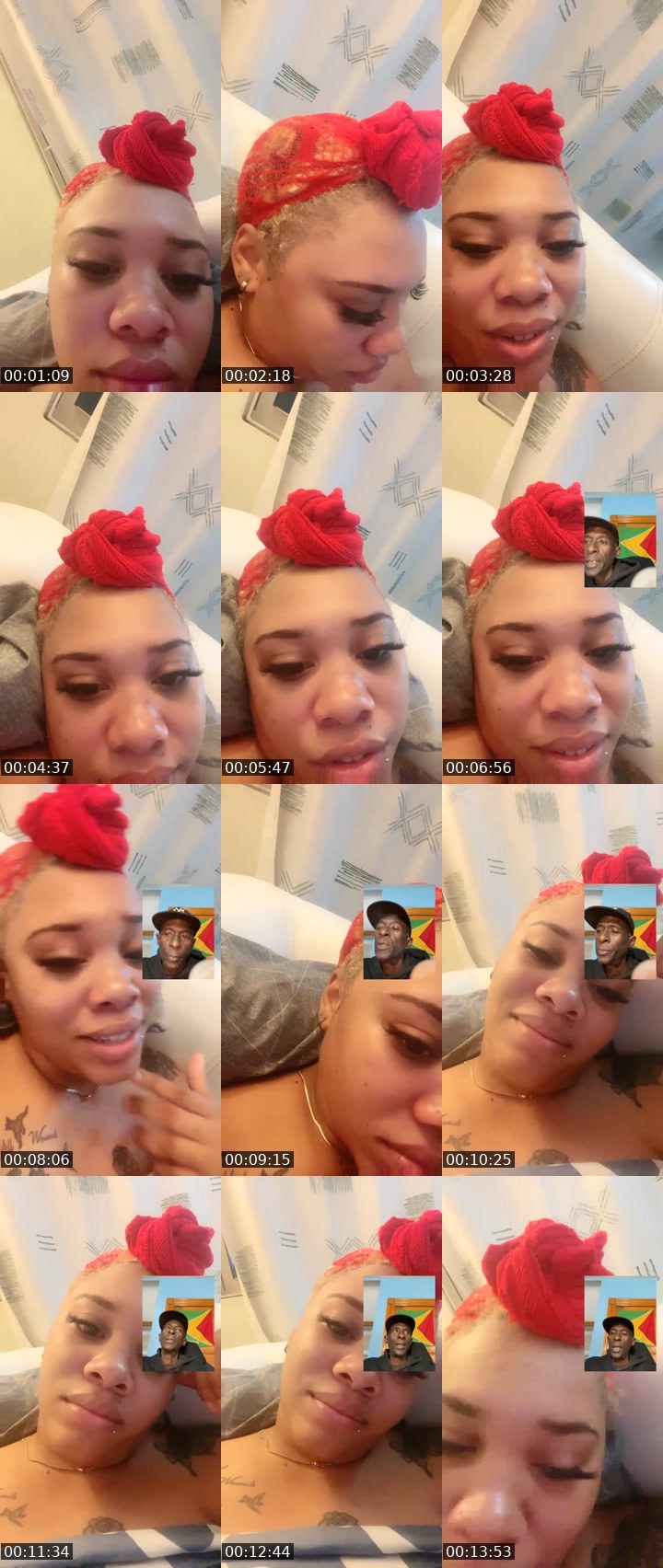 Contact-sheet preview of Alliana's Liveme recording