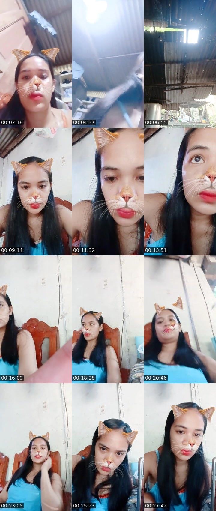 Contact-sheet preview of 🌶👸Shakira🦢's Liveme recording