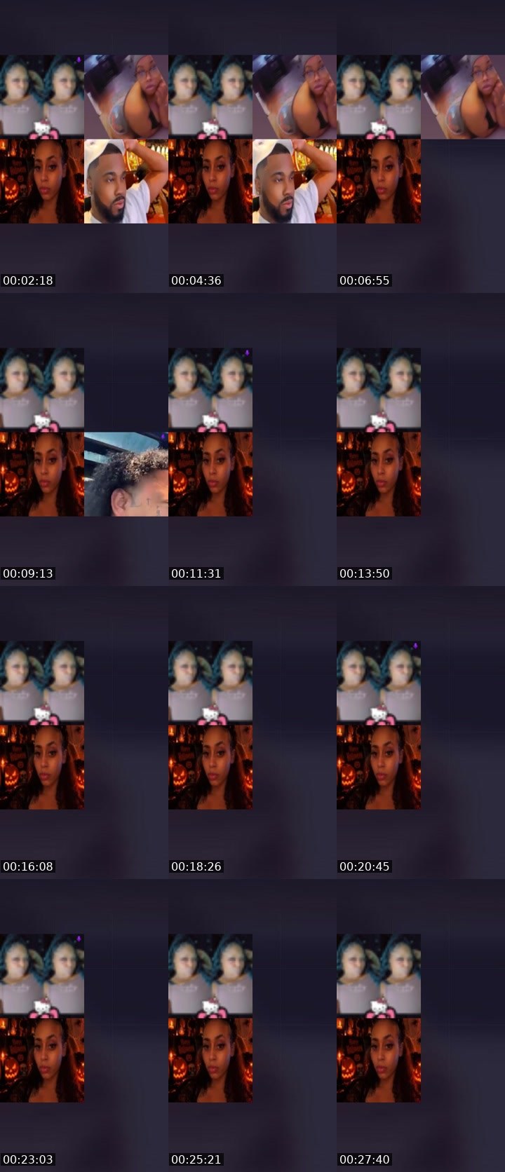 Contact-sheet preview of EatEMup🏳️‍🌈Skits's Liveme recording