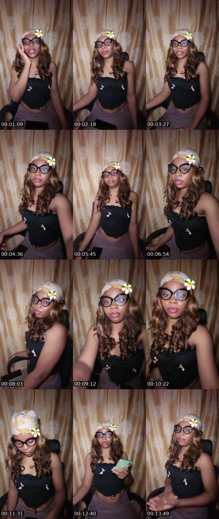 Contact-sheet preview of 🔆Dee🦁 𝔄𝔫𝔤𝔢𝔩👼's Liveme recording