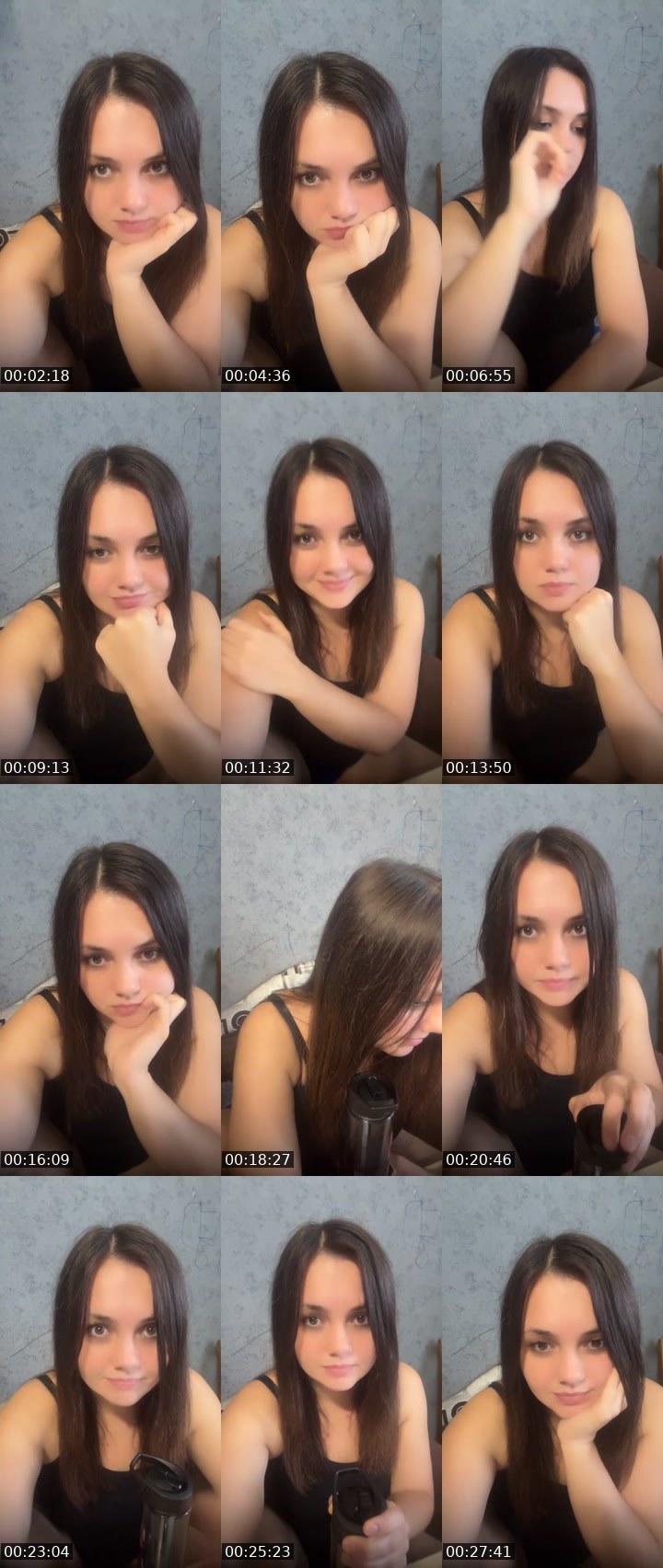 Contact-sheet preview of Nastya KH 😇's Liveme recording