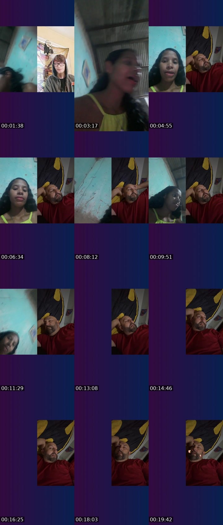 Contact-sheet preview of Barbie🦋cacheada's Liveme recording
