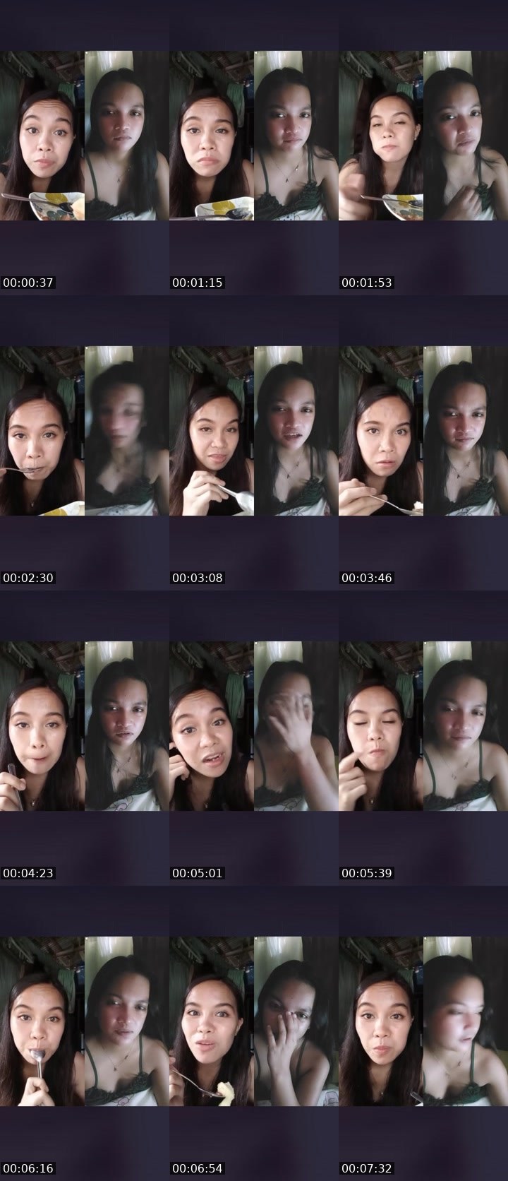 Contact-sheet preview of 👸Gayle🦄's Liveme recording