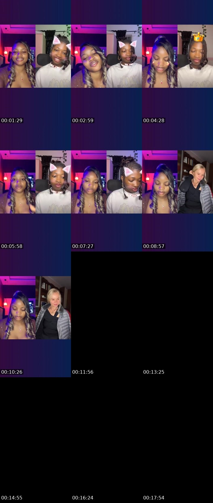 Contact-sheet preview of 😇 𝕯𝖎𝖒𝖕𝖑𝖊𝖟 💸's Liveme recording
