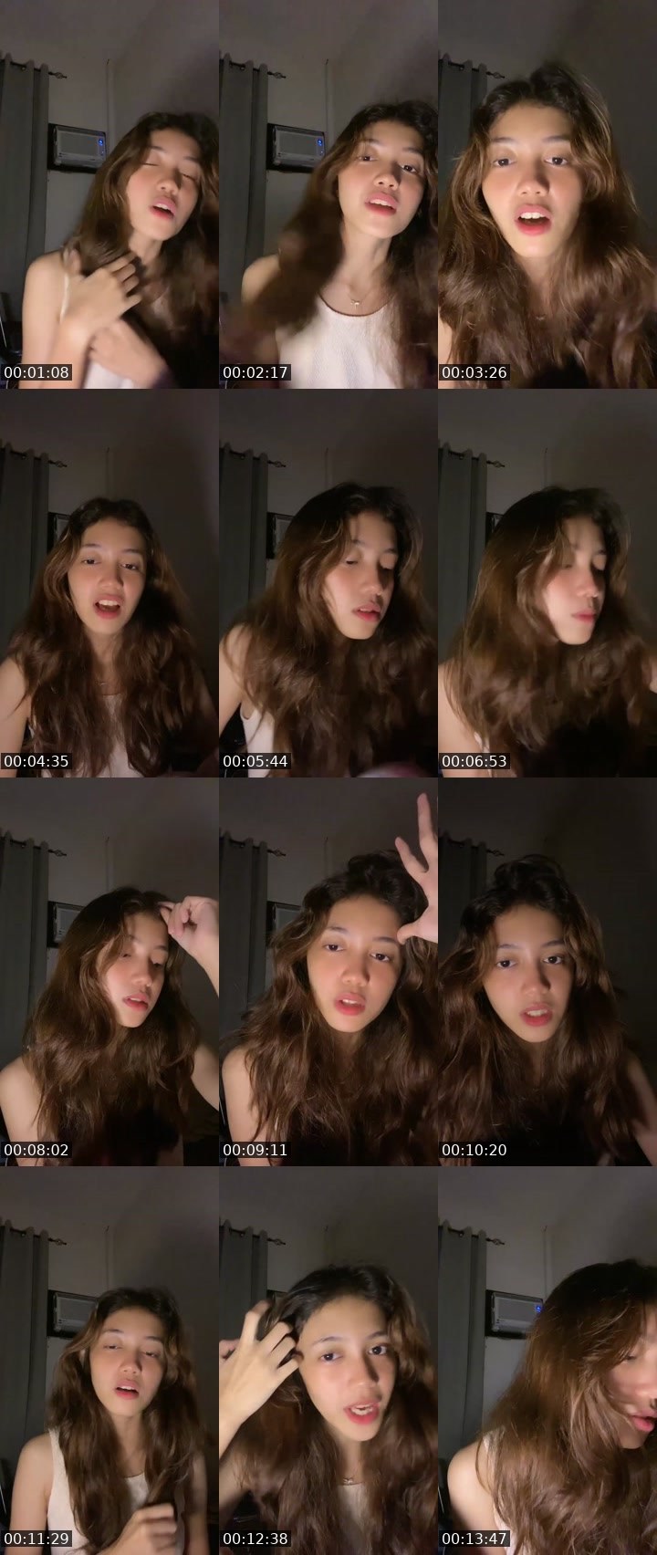 Contact-sheet preview of 👸🏻indie🔮📚's Liveme recording
