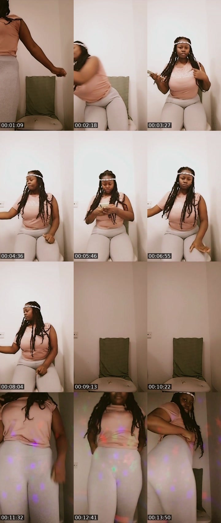 Contact-sheet preview of Kussi's Liveme recording