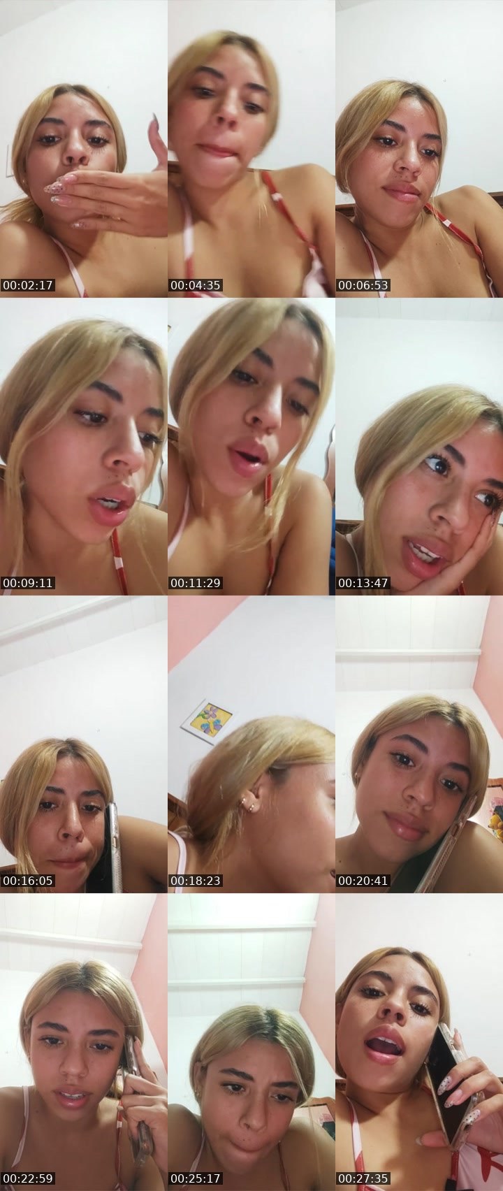 Contact-sheet preview of Julia2000's Liveme recording