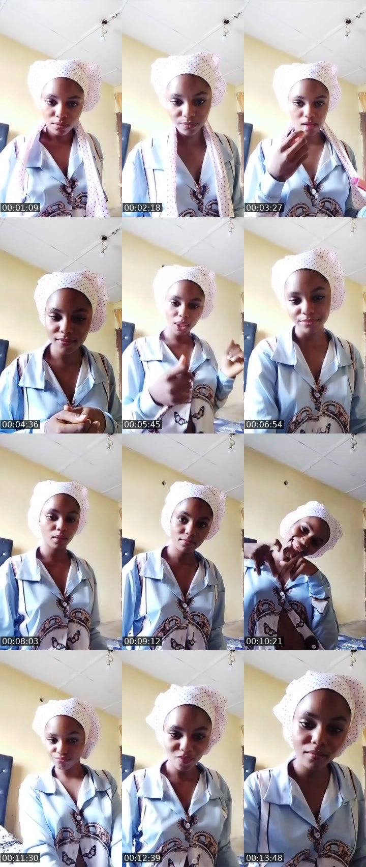 Contact-sheet preview of Rosella🥀🌺's Liveme recording