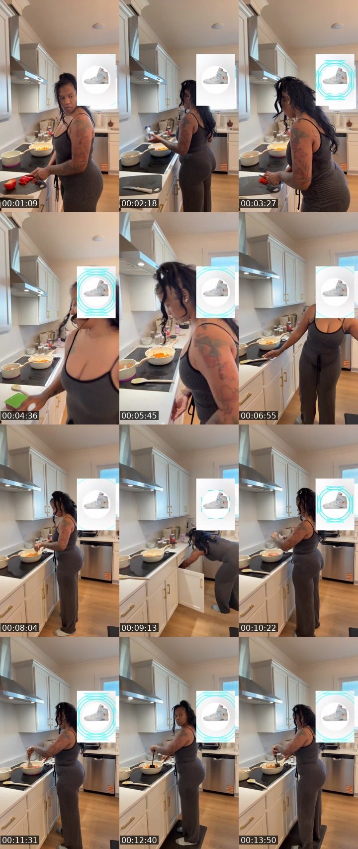 Contact-sheet preview of Vix 🌬's Liveme recording