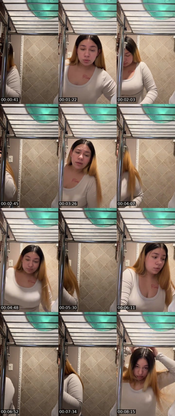 Contact-sheet preview of 🐉MILLI_2X 🃏's Liveme recording