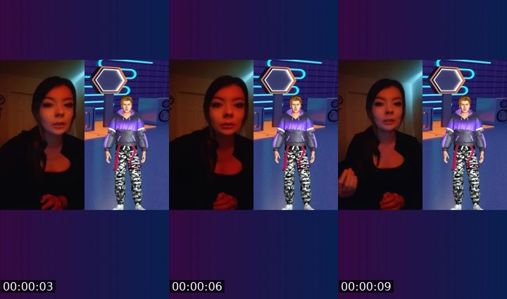 Contact-sheet preview of Nadalie Sinclair's Liveme recording