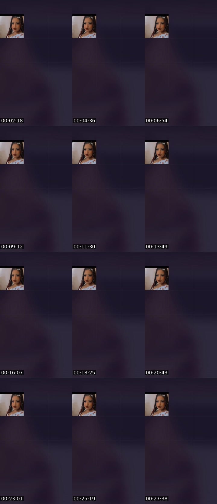 Contact-sheet preview of 🤍 Desi🖤boo_ firecr's Liveme recording