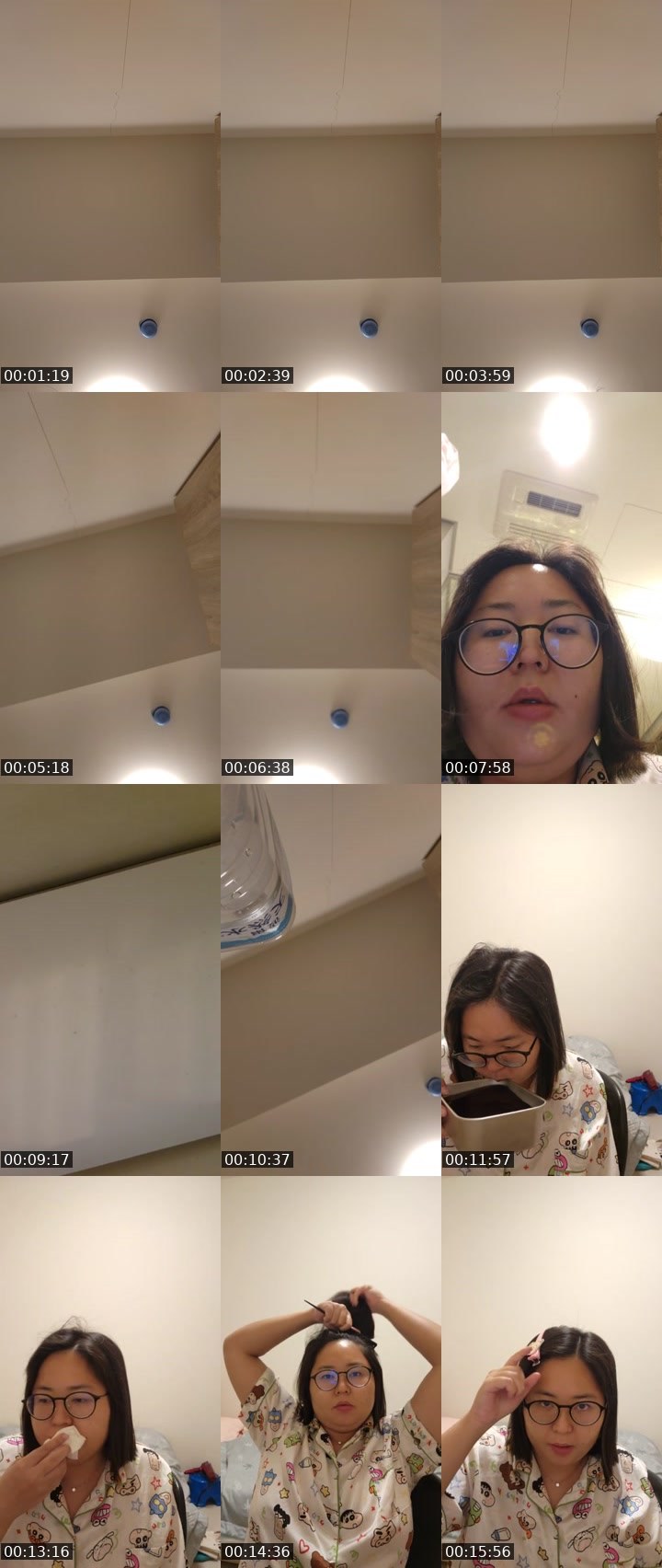 Contact-sheet preview of 正能量小姐姐's Liveme recording