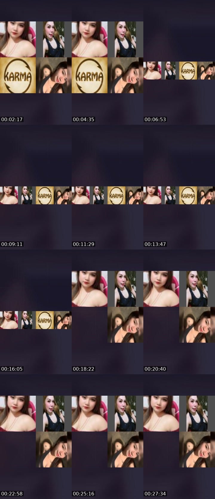 Contact-sheet preview of 👸క᭙ꫀꫀᡶ🍂's Liveme recording
