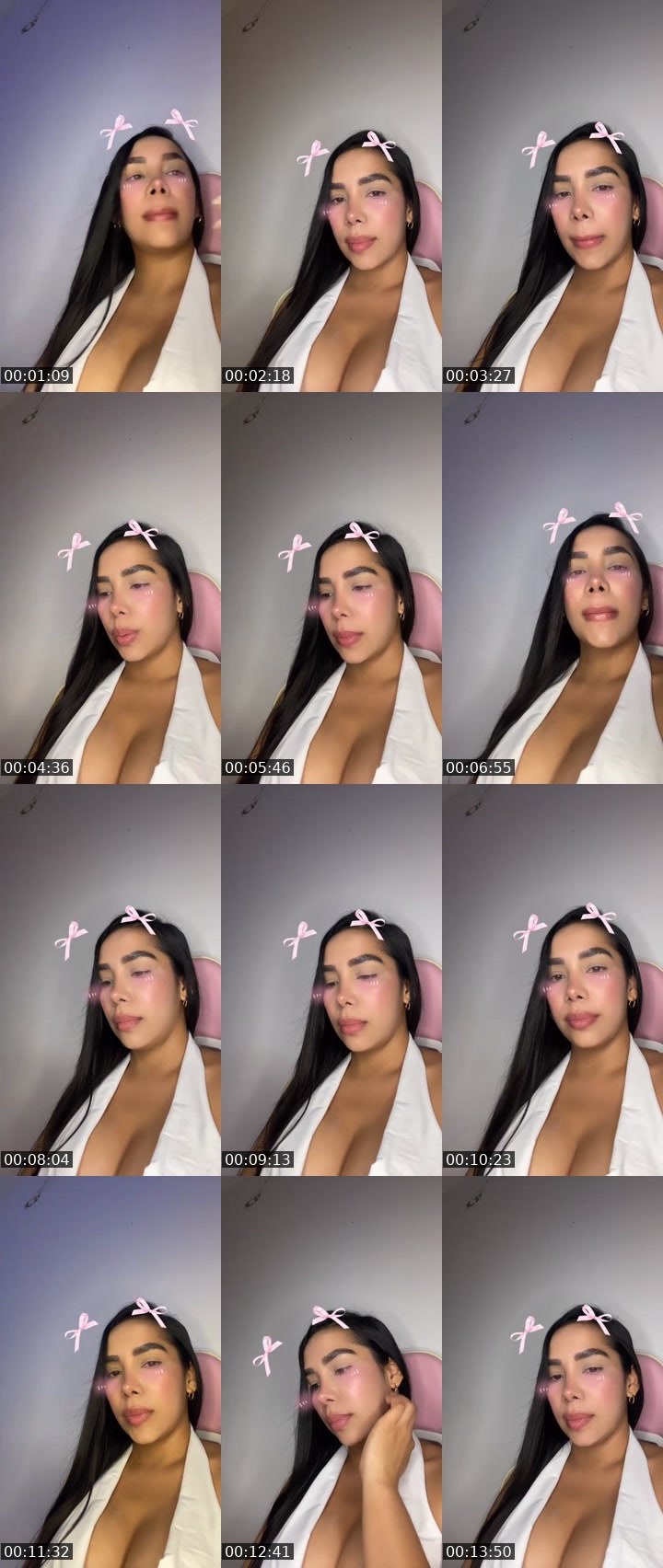 Contact-sheet preview of 𝒦 𝒜 𝑅 𝐼🌸's Liveme recording