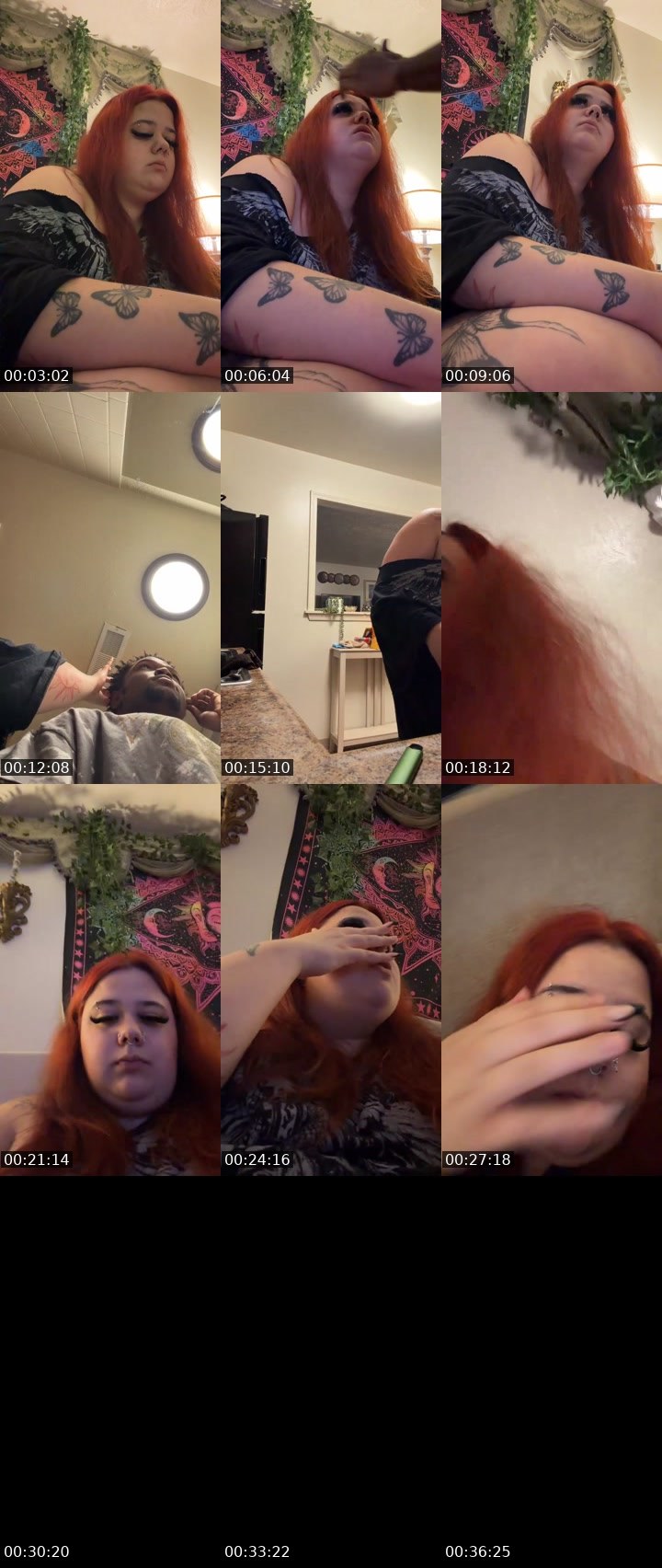 Contact-sheet preview of babyjadexoxx's Liveme recording
