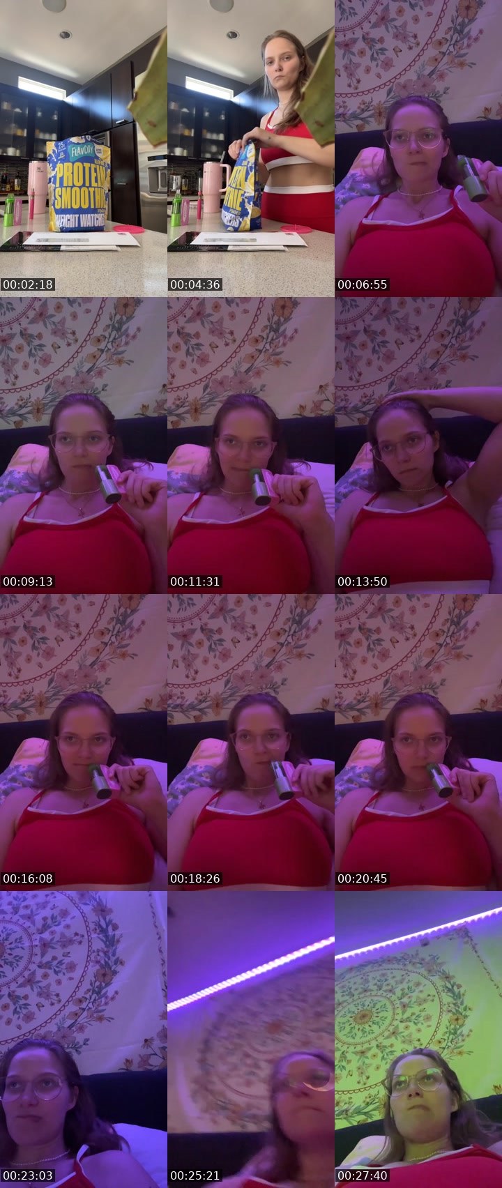 Contact-sheet preview of 🐈‍⬛Kristina🐈‍⬛'s Liveme recording