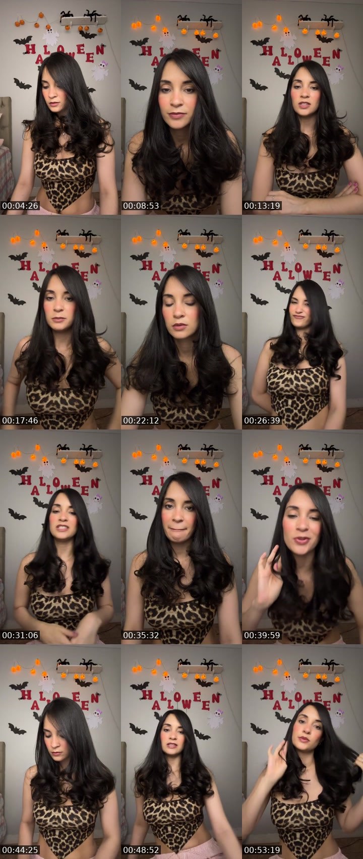 Contact-sheet preview of 🫧🐆Mandy 🧸✨'s Liveme recording