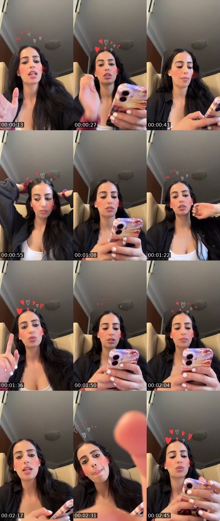 Contact-sheet preview of 𝐌𝐘𝐒𝐓𝐄𝐑𝐘 🐝's Liveme recording