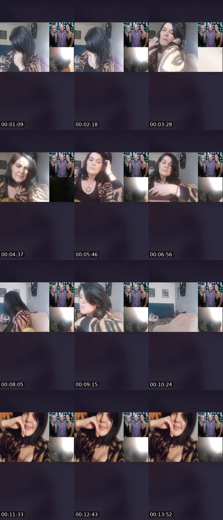 Contact-sheet preview of ɴᴀɴᴄʏ ᴅʀᴇᴡ's Liveme recording