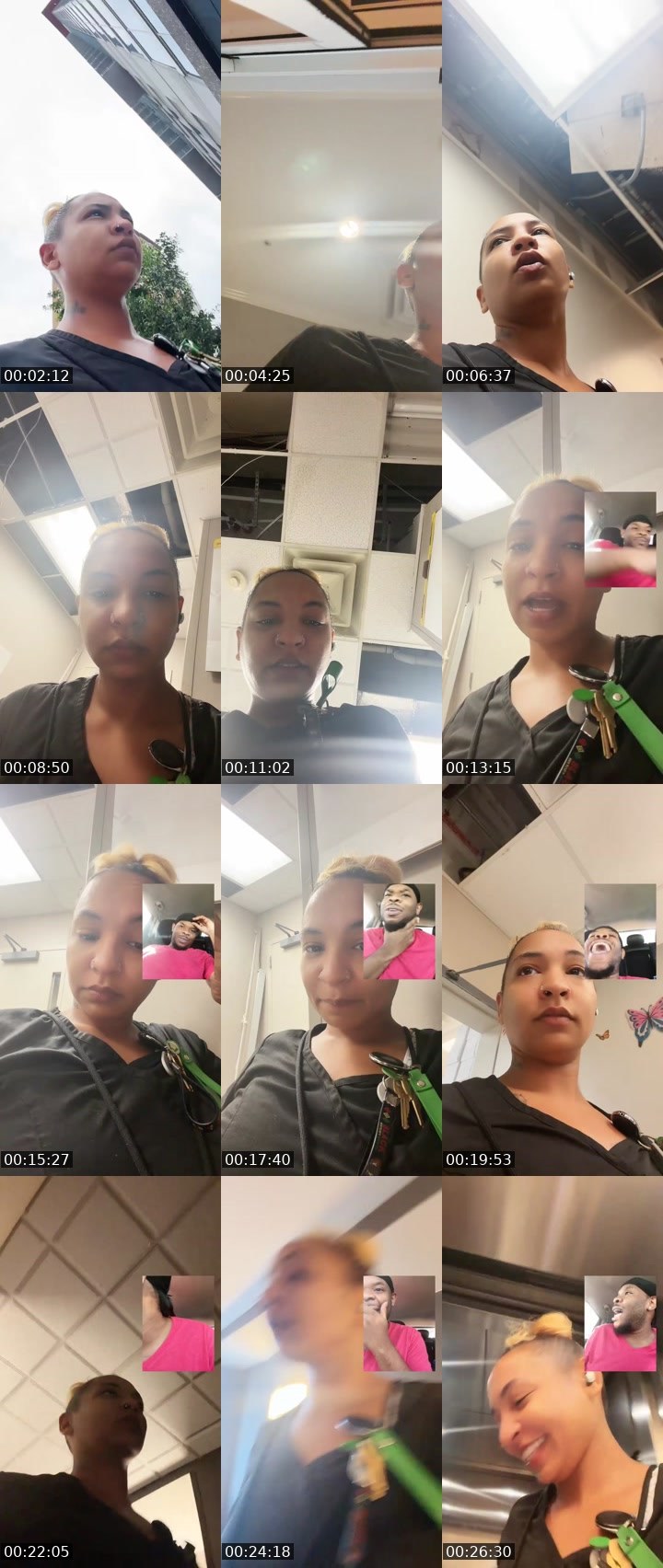 Contact-sheet preview of Yellaa's Liveme recording