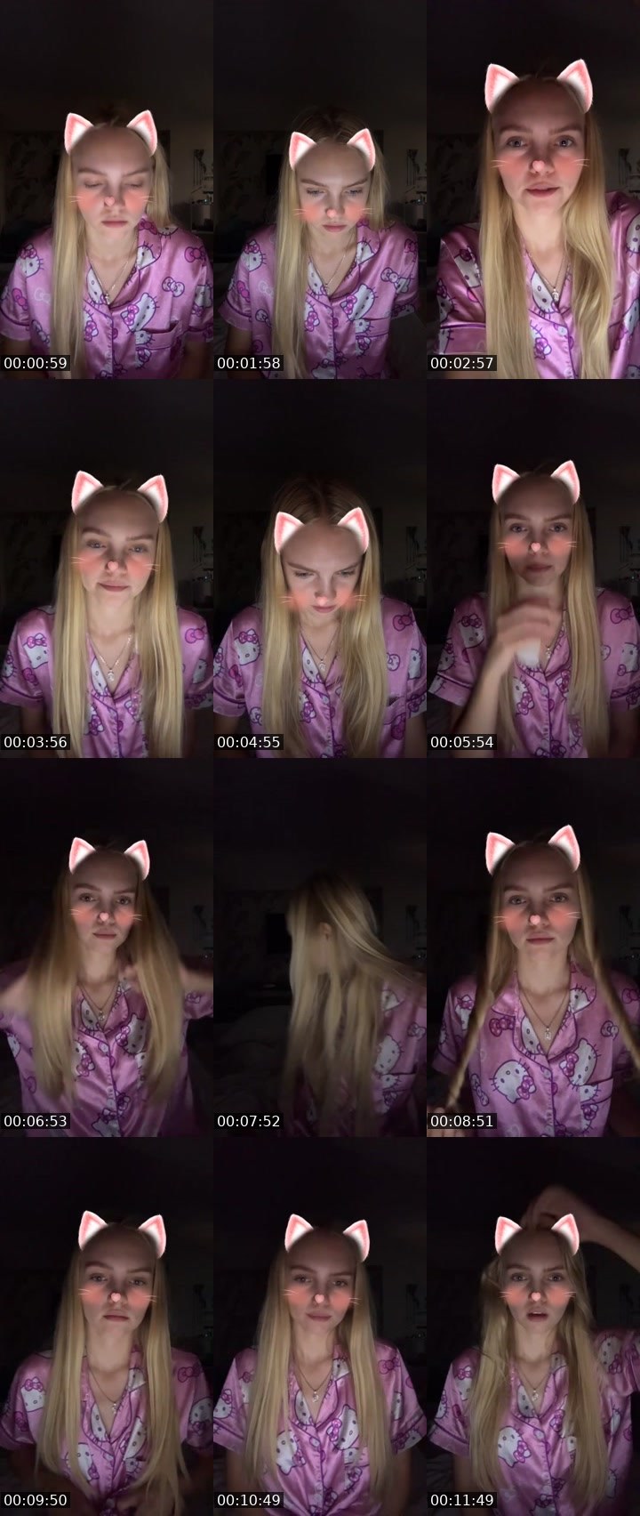 Contact-sheet preview of zhmenka's Liveme recording