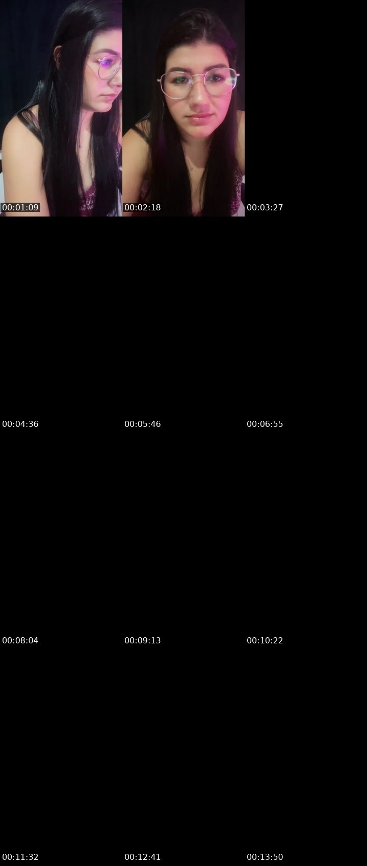 Contact-sheet preview of Izzy_cam's Liveme recording