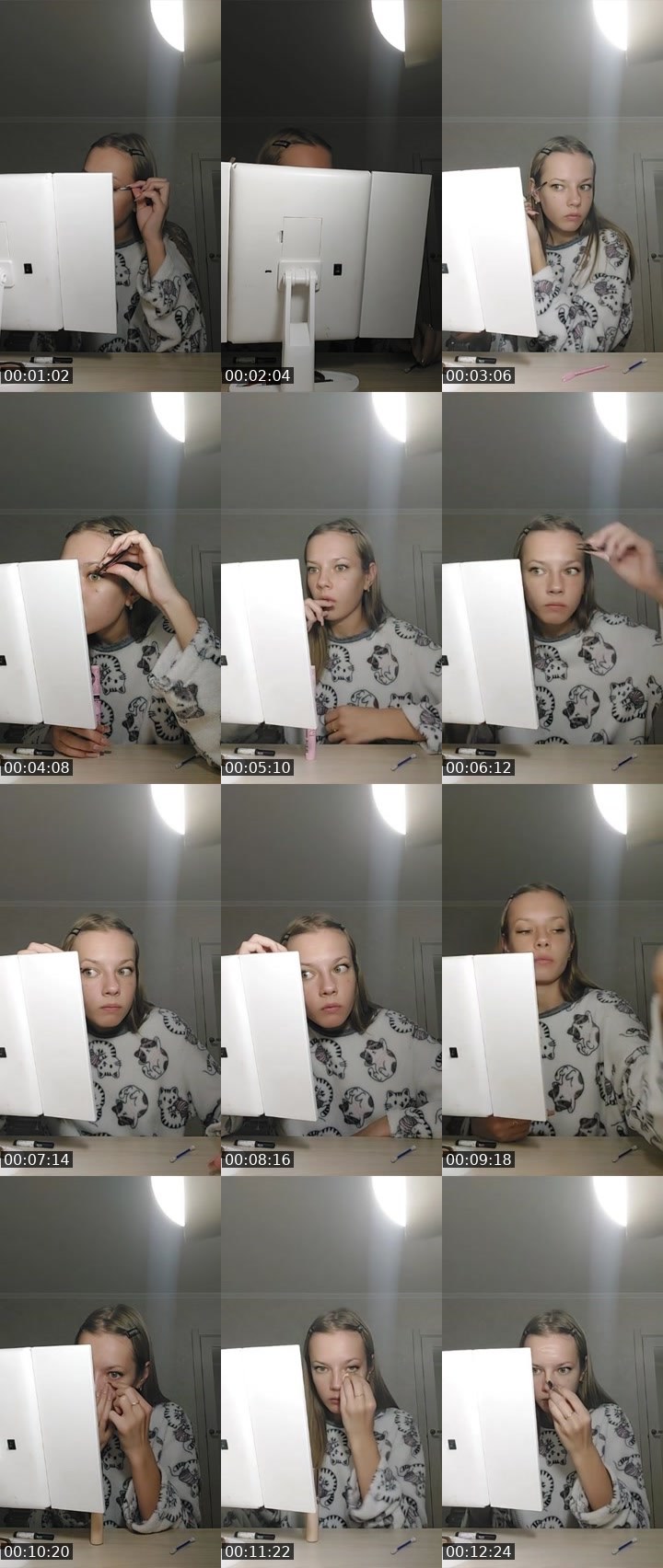 Contact-sheet preview of 10k💎Anastasia.a.'s Liveme recording