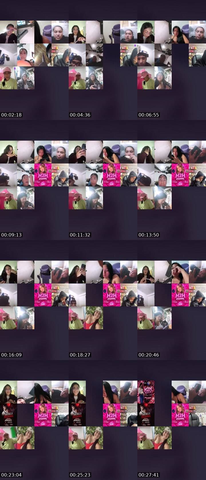 Contact-sheet preview of 🌐Nanda ✠'s Liveme recording